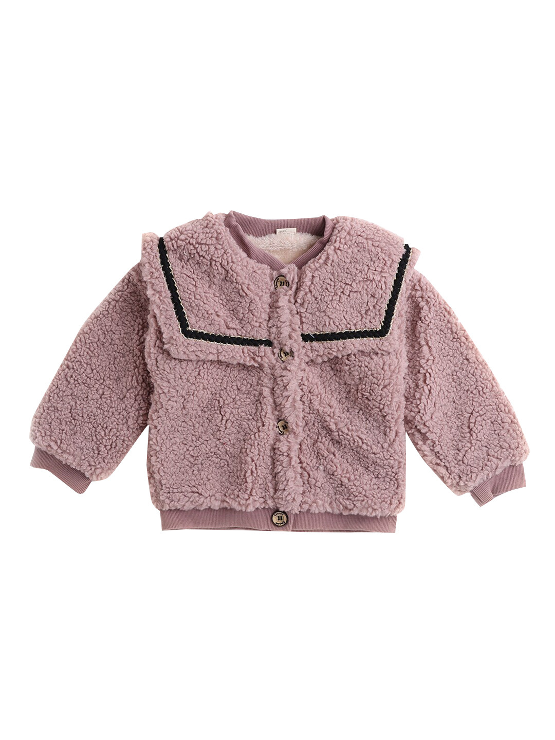 

Hopscotch Girls Mauve Open Front Jacket