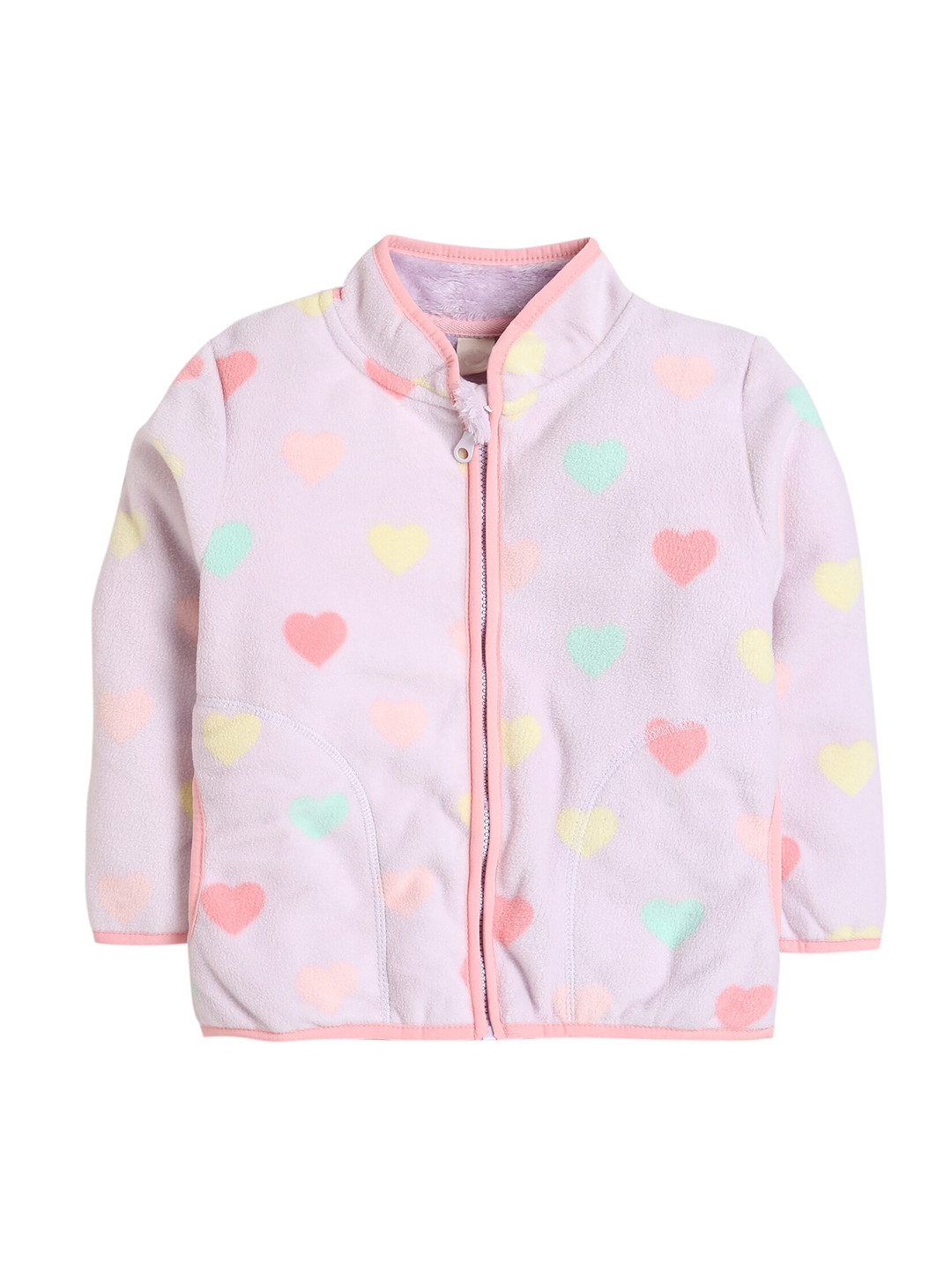 

Hopscotch Girls Multicoloured Longline Puffer Jacket with Patchwork, Multi