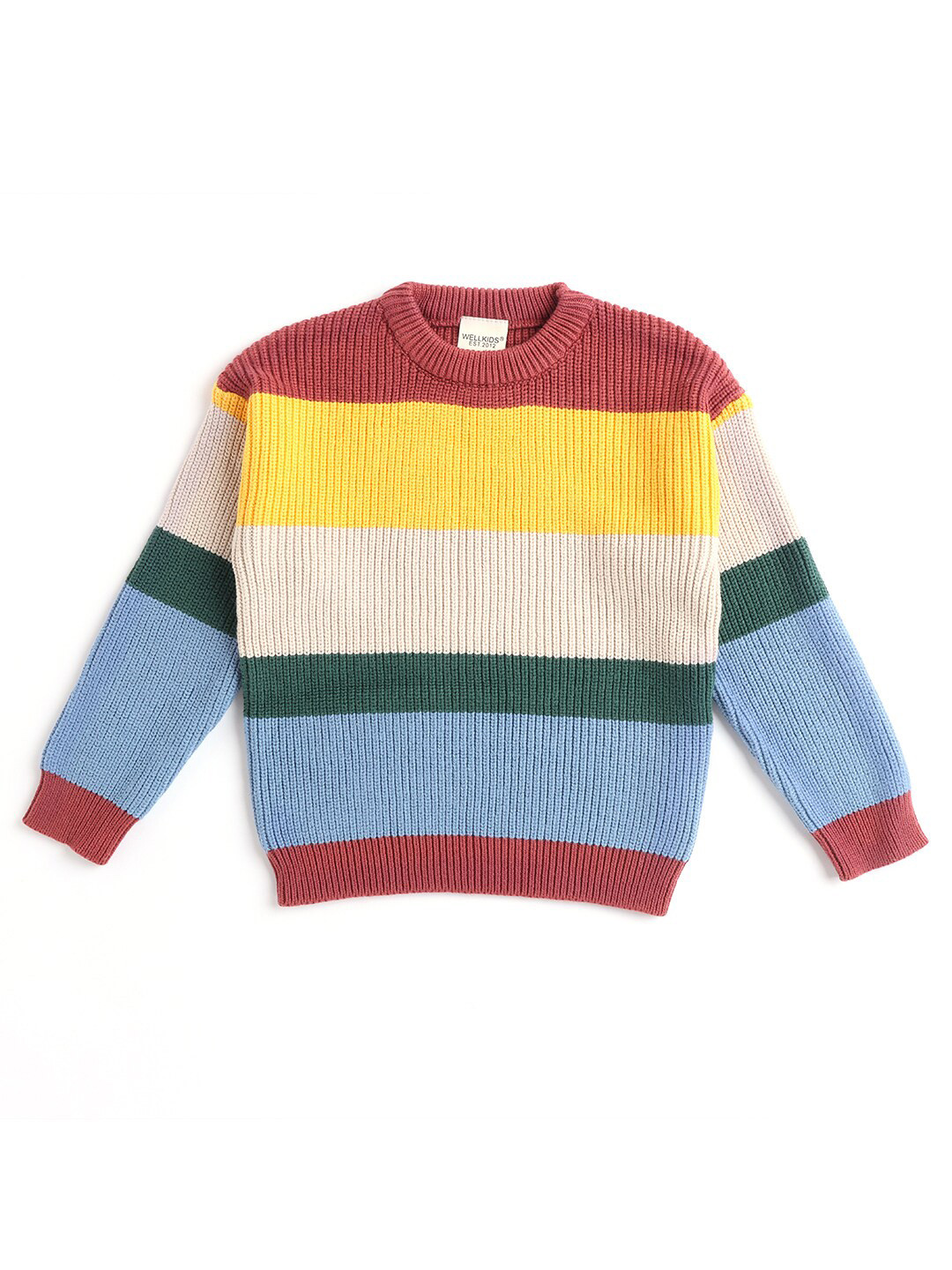 

Hopscotch Boys Yellow Striped Sweatshirt