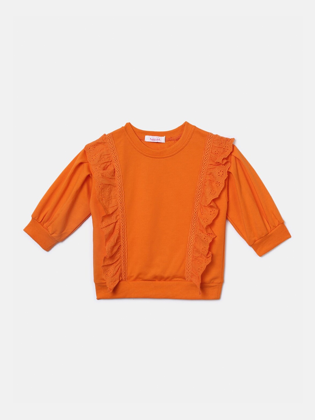 

Hopscotch Girls Orange Sweatshirt