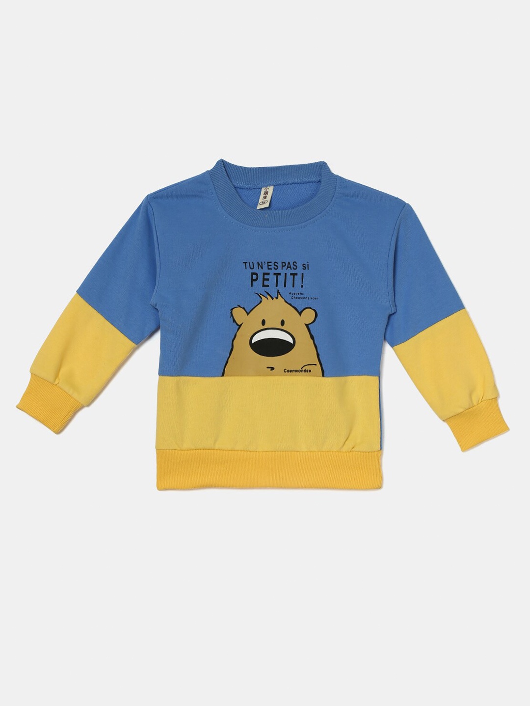 

Hopscotch Boys Blue Colourblocked Sweatshirt