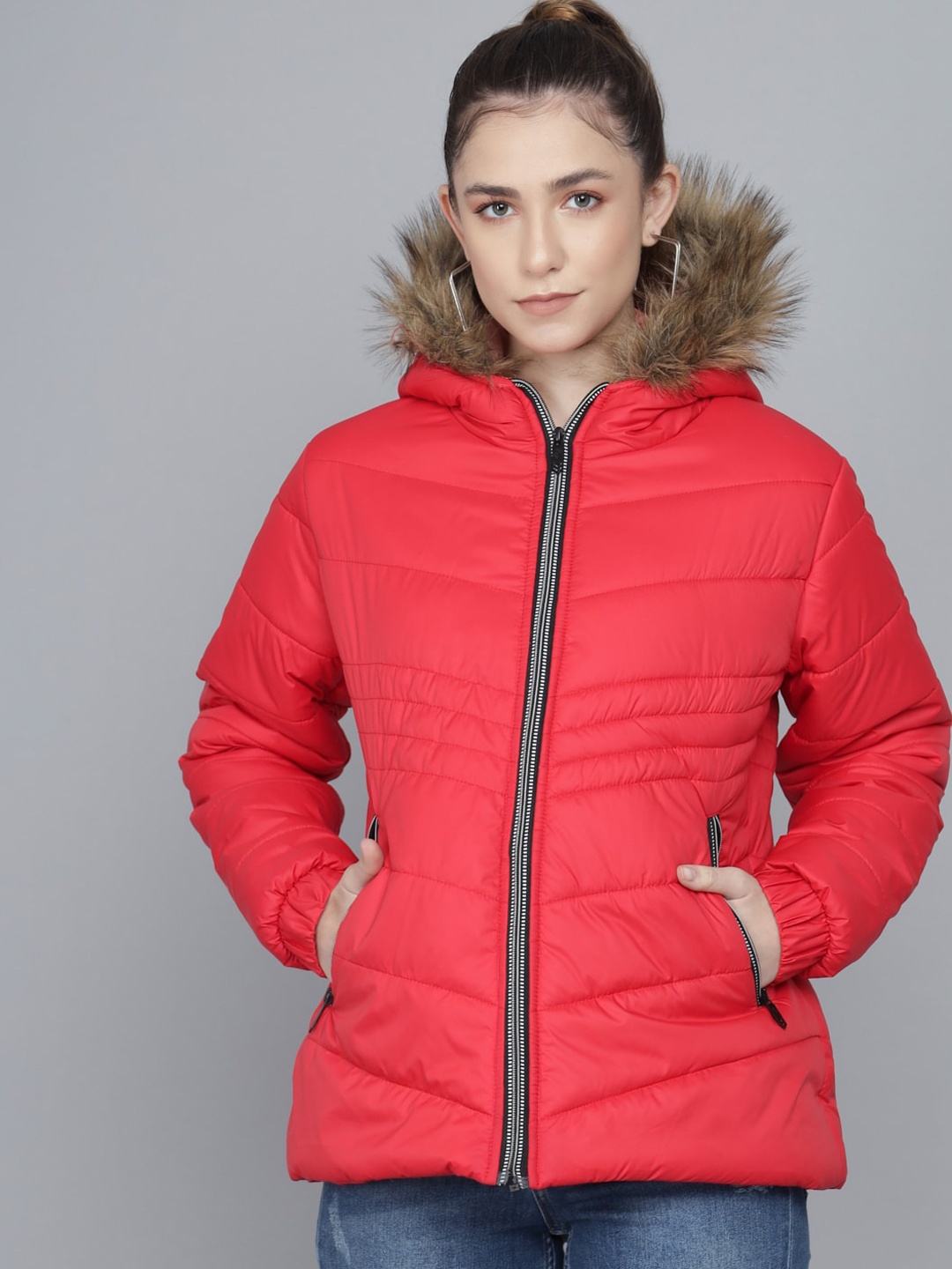 

Kotty Women Red Lightweight Padded Jacket