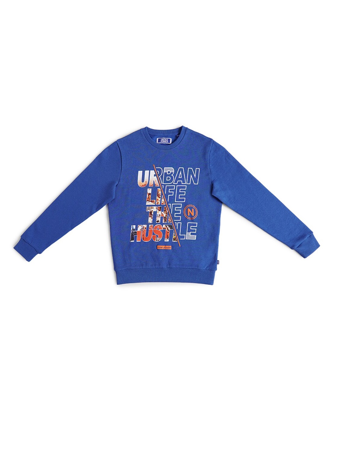 

Jack & Jones Boys Blue Printed Sweatshirt