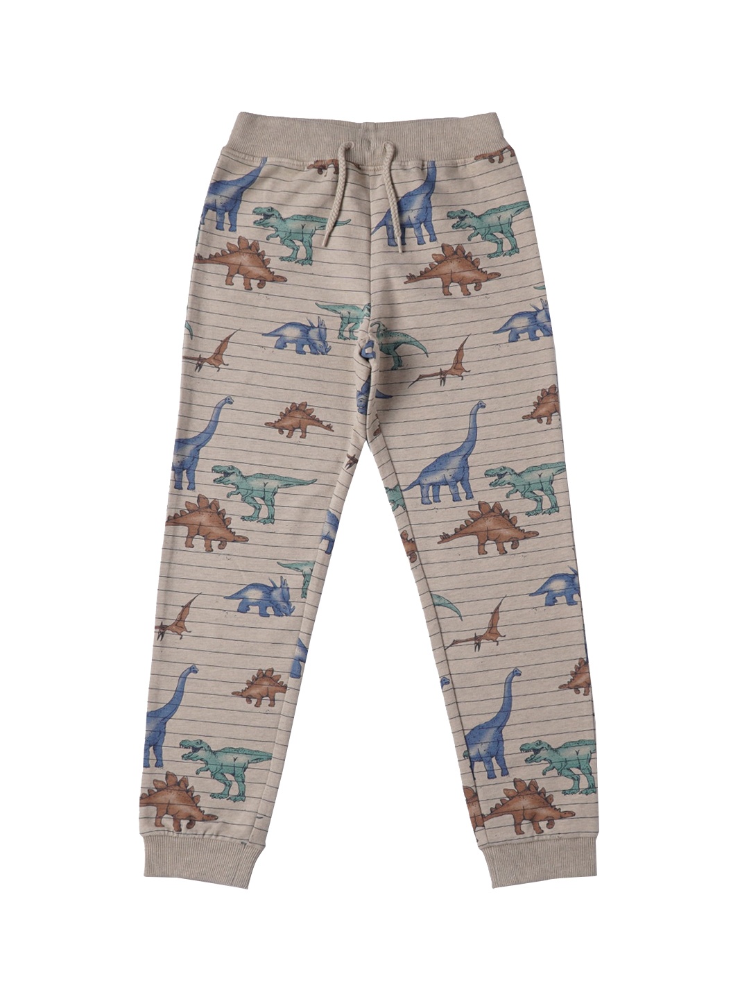 

Jack & Jones Boys Grey Animal Printed Cotton Joggers