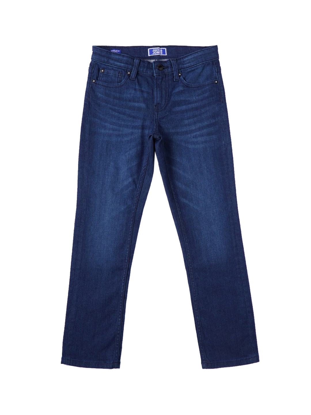 

Jack & Jones Boys Blue Light Fade Cotton Jeans