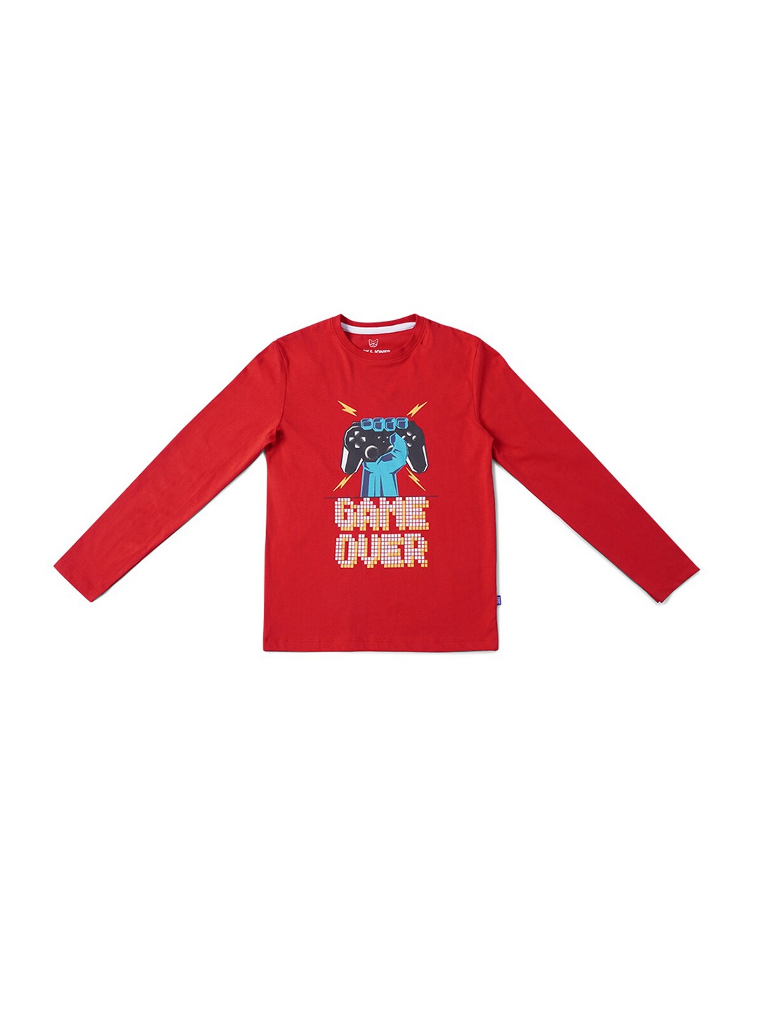 

Jack & Jones Boys Red Printed T-shirt