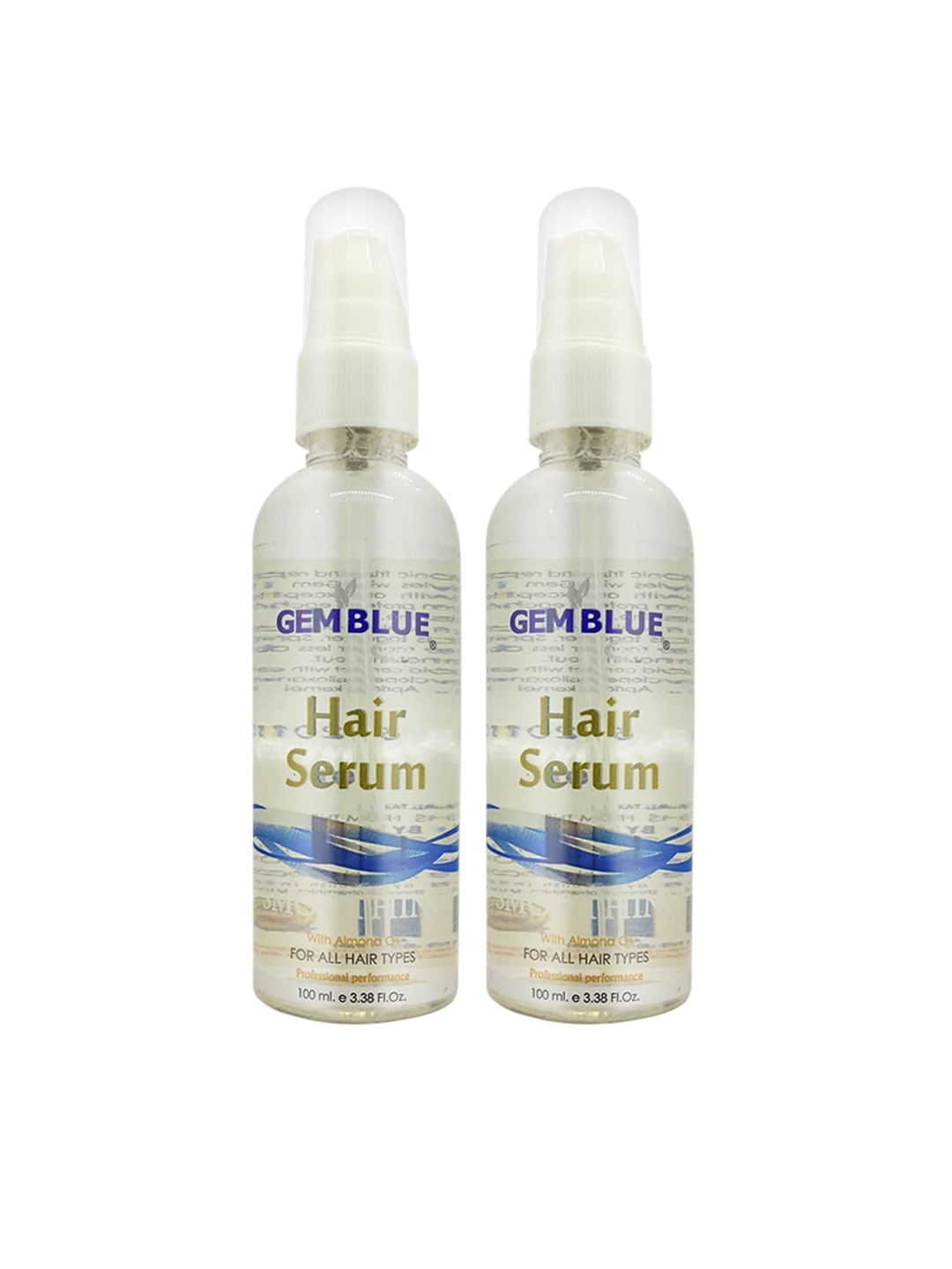

Gemblue Biocare Pack of 2 Almond Hair Serum 200ml, Silver