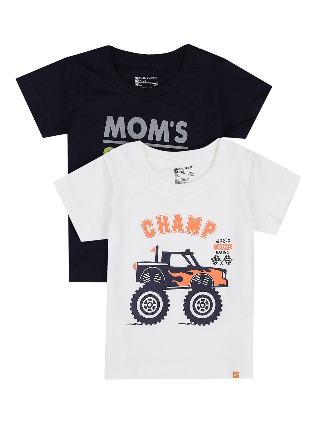 

Bodycare Kids Boys Set of 2 Multi Printed T-shirt