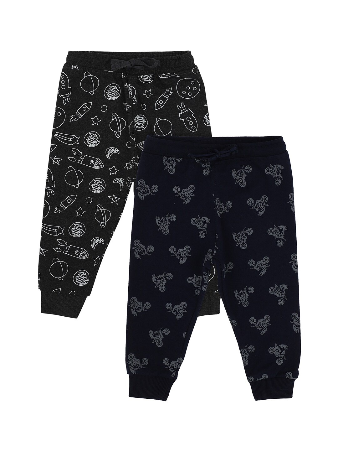 

Bodycare Kids Boys Pack of 2 Navy and Black Antiviral Range Track Pants, Multi