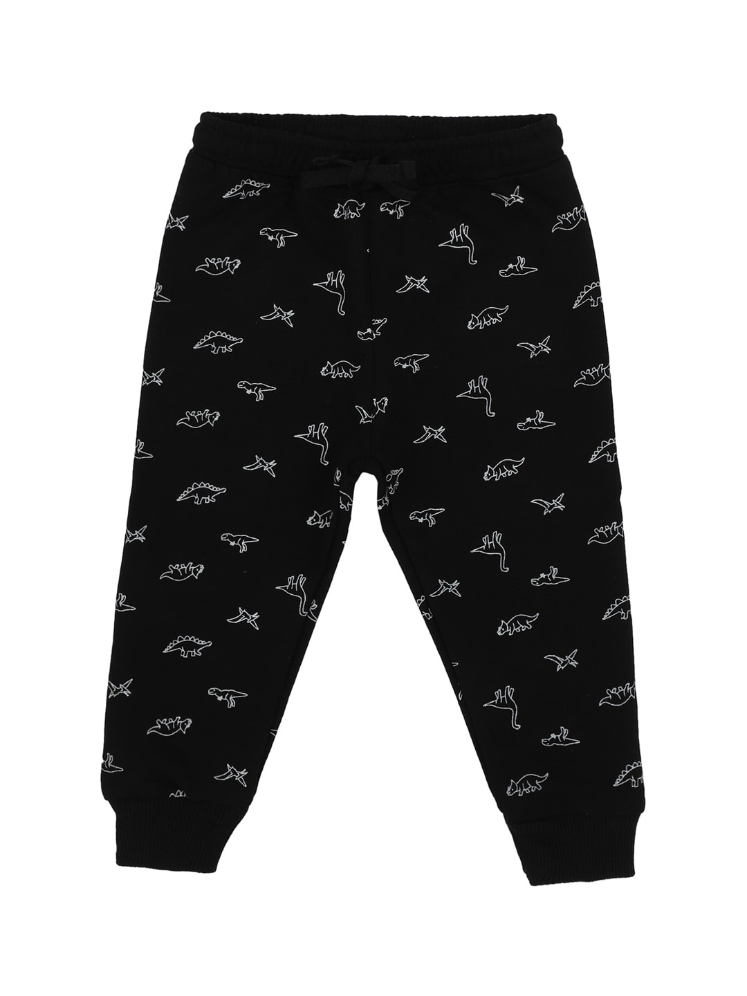 

Bodycare Kids Boys Black Printed Antiviral Cotton Joggers