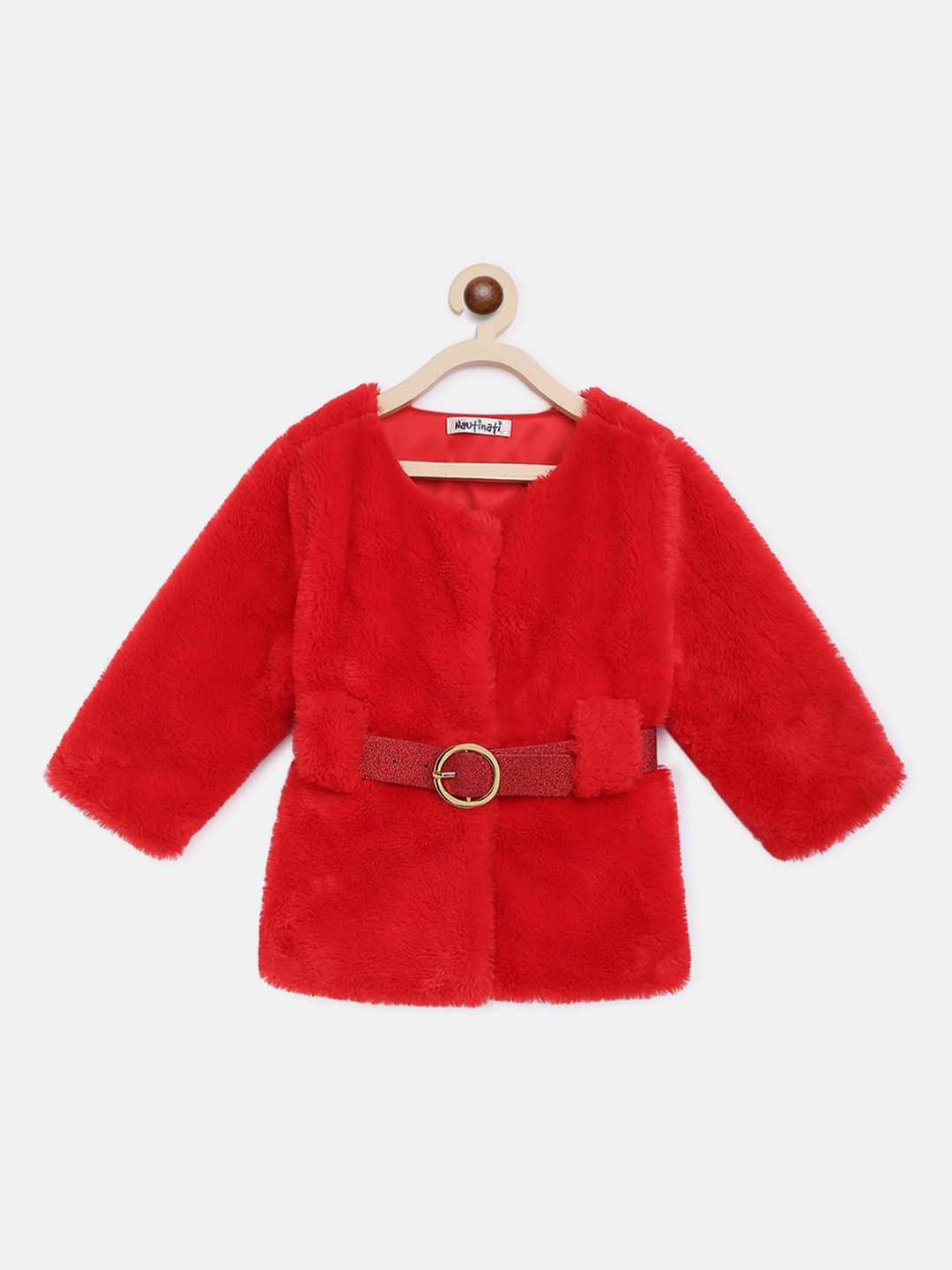 

Nauti Nati Girls Red Longline Tailored Jacket