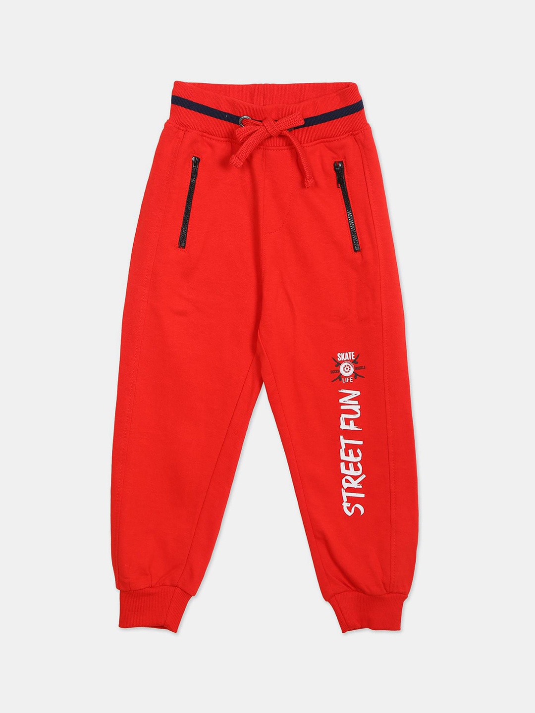 

Cherokee Boys Red Solid Joggers