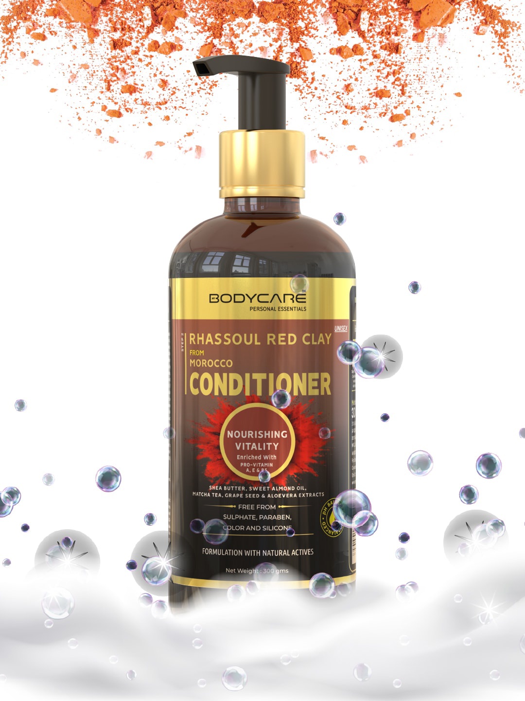 

MY BODYCARE Moroccan Rhassoul Red Clay Hair Fall Control Conditioner 300g