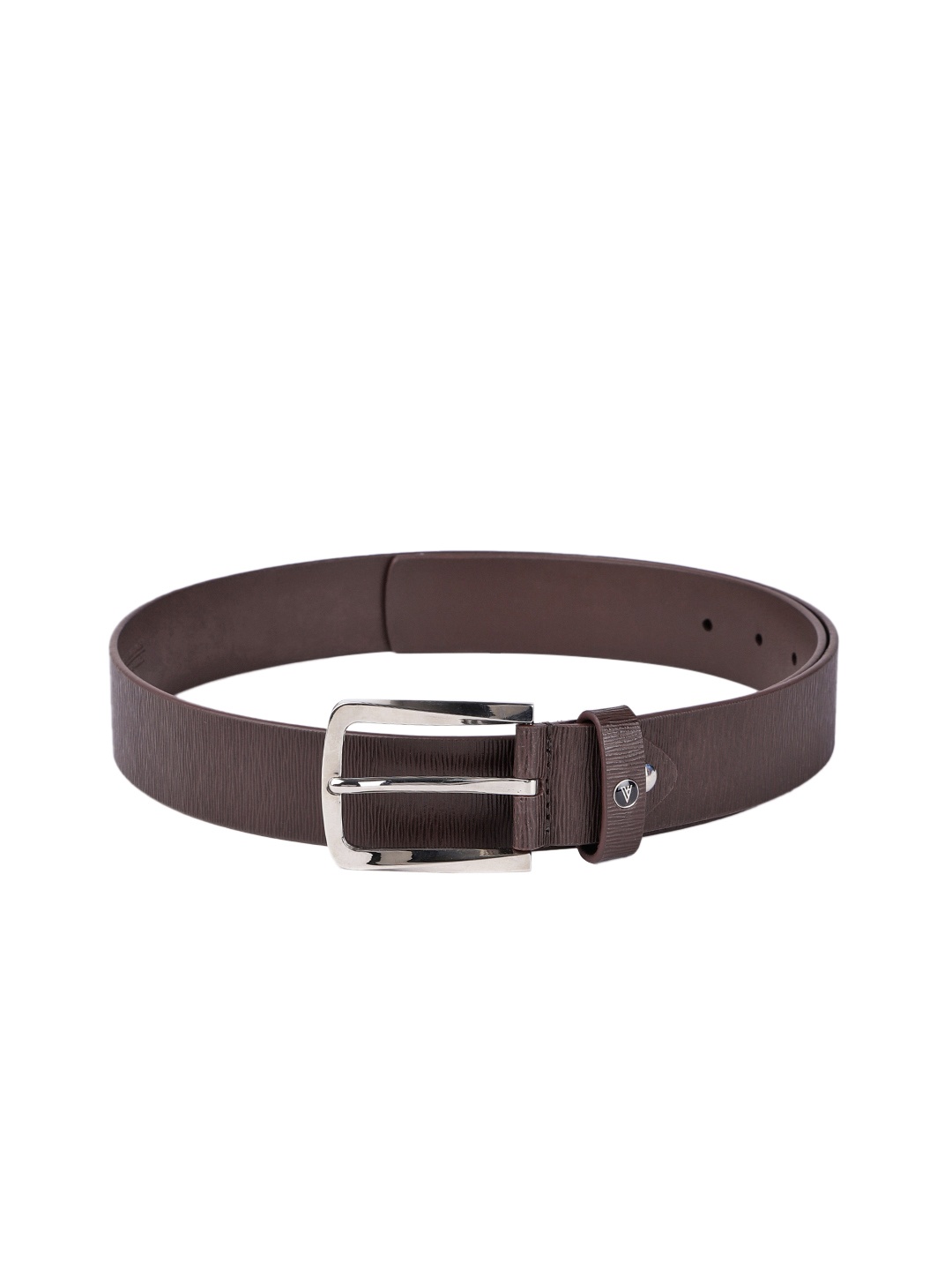 

Van Heusen Men Brown Solid Leather Belt