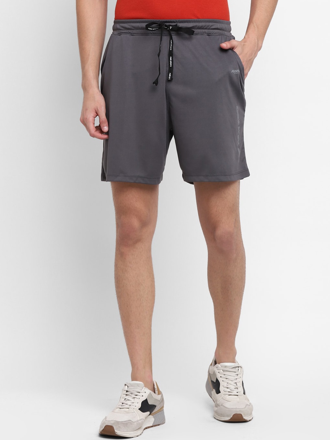 

FURO by Red Chief Men Grey Sports Shorts
