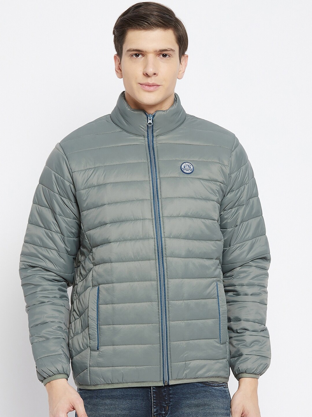 

Duke Men Green Puffer Jacket