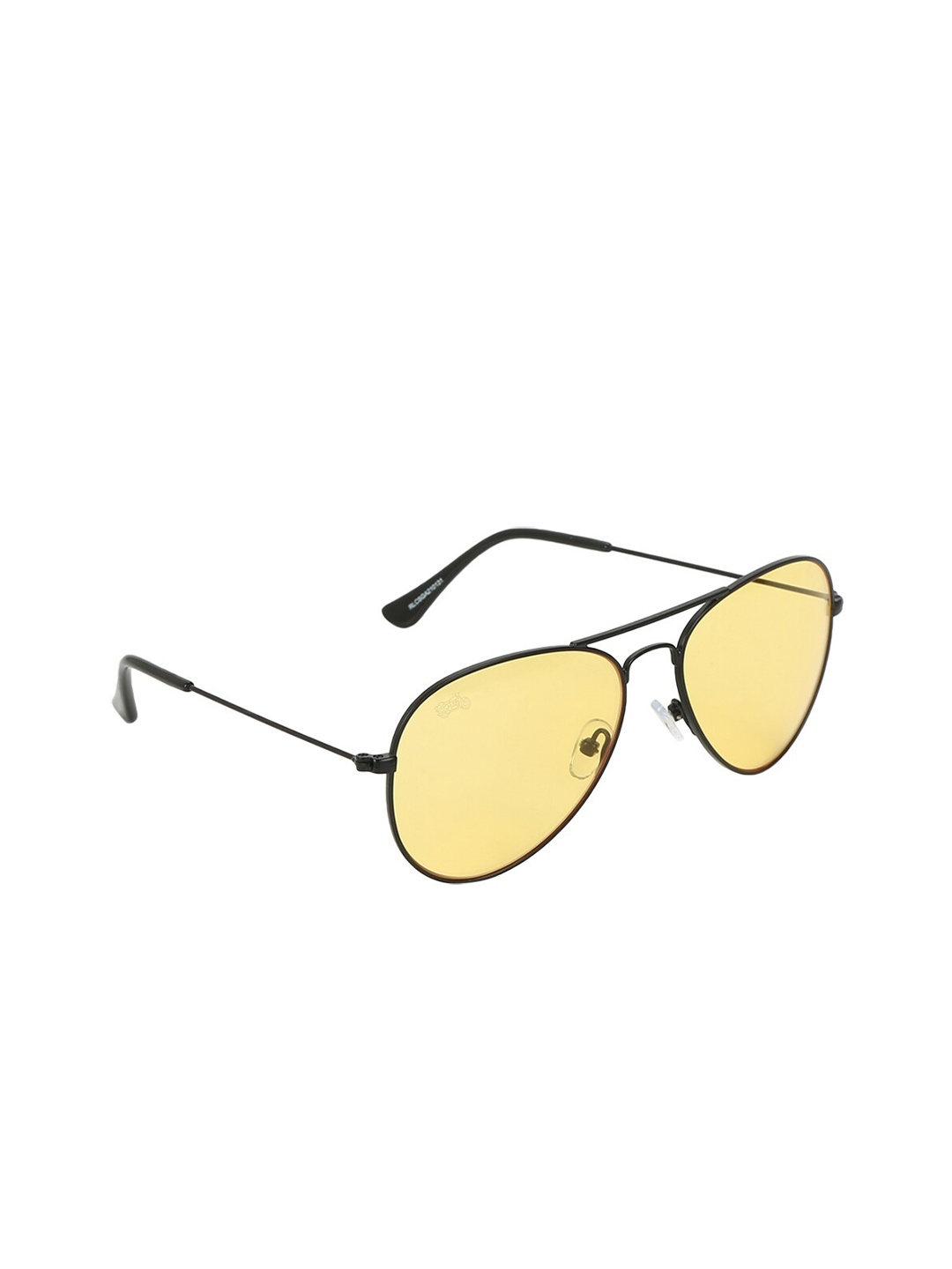 

Royal Enfield Men Yellow Lens & Black Aviator Sunglasses 8904393102131