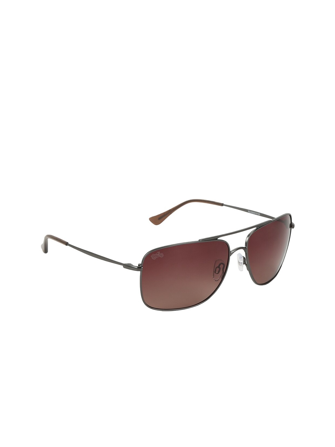 

Royal Enfield Men Brown Lens & Brown Aviator Sunglasses