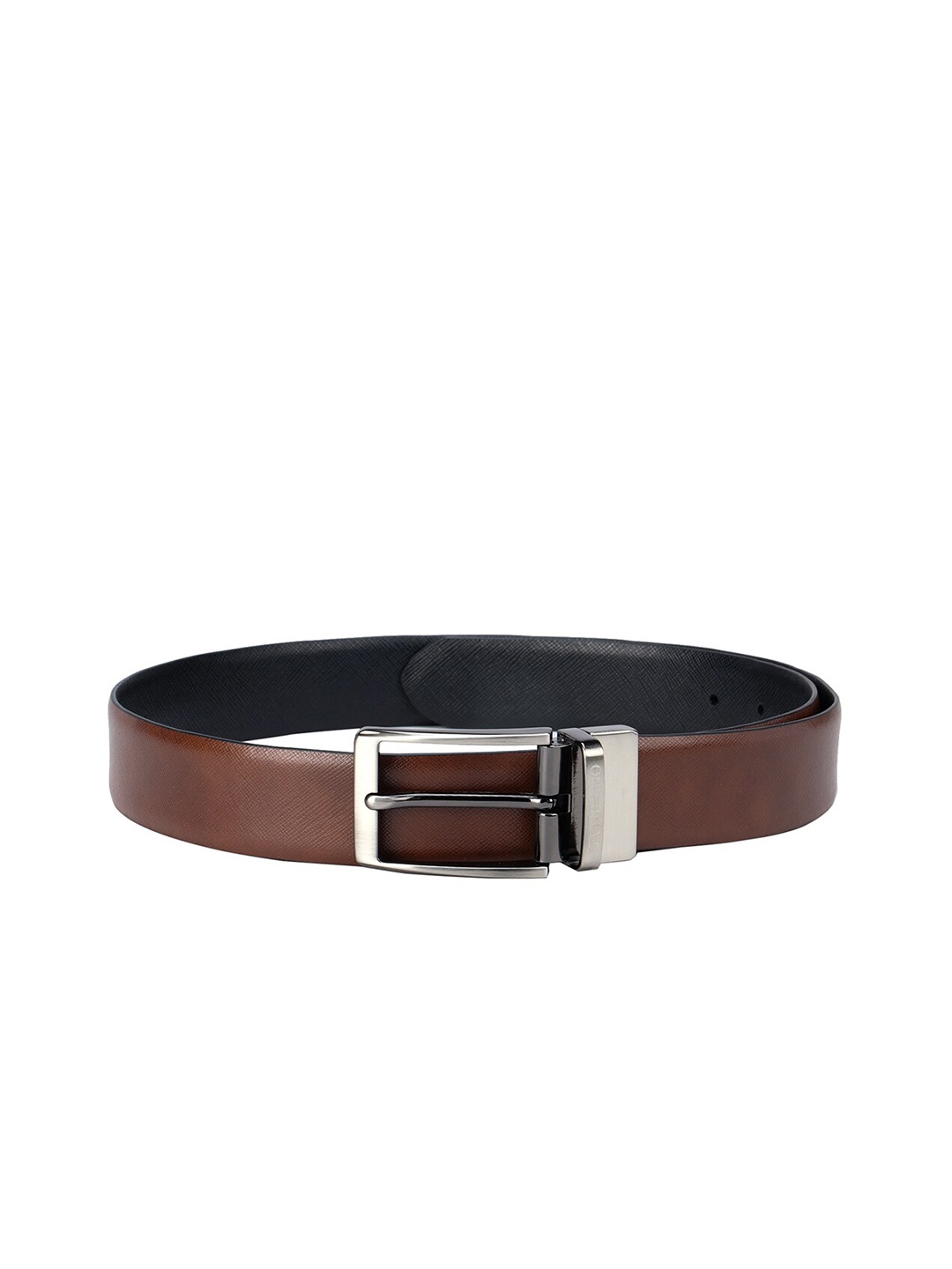 

Da Milano Men Brown Reversible Leather Belt