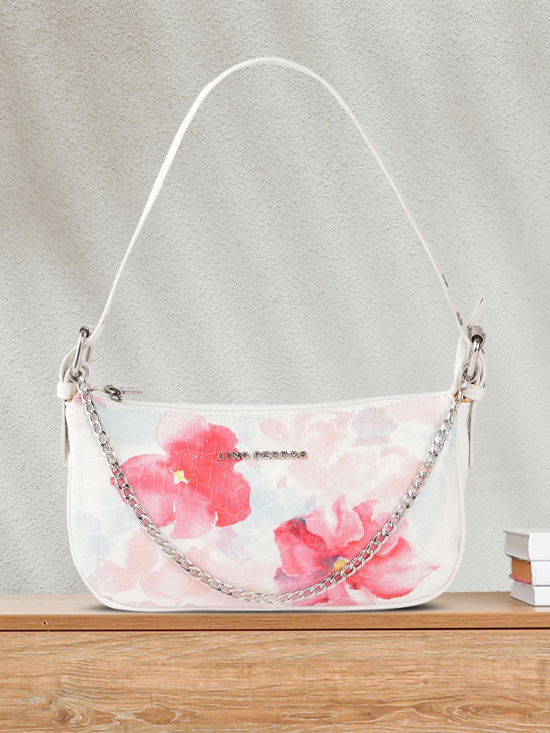 

Lino Perros Multicoloured Floral Print Baguette Bag, Multi