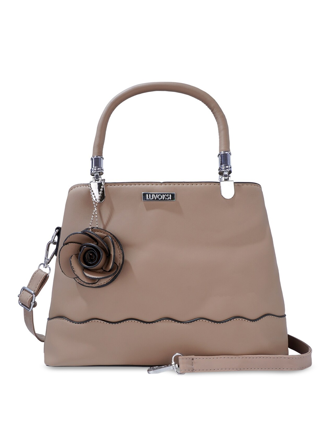

Luvoksi Brown Structured Handheld Bag