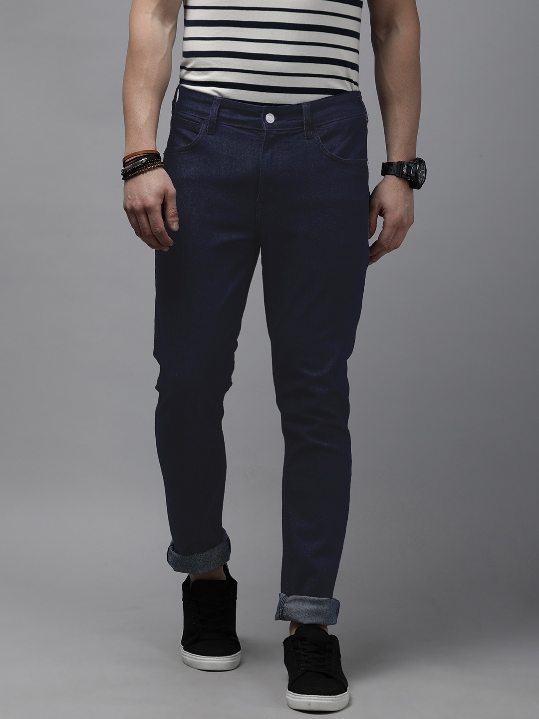 

French Connection Men Blue Slim Fit Stretchable Jeans
