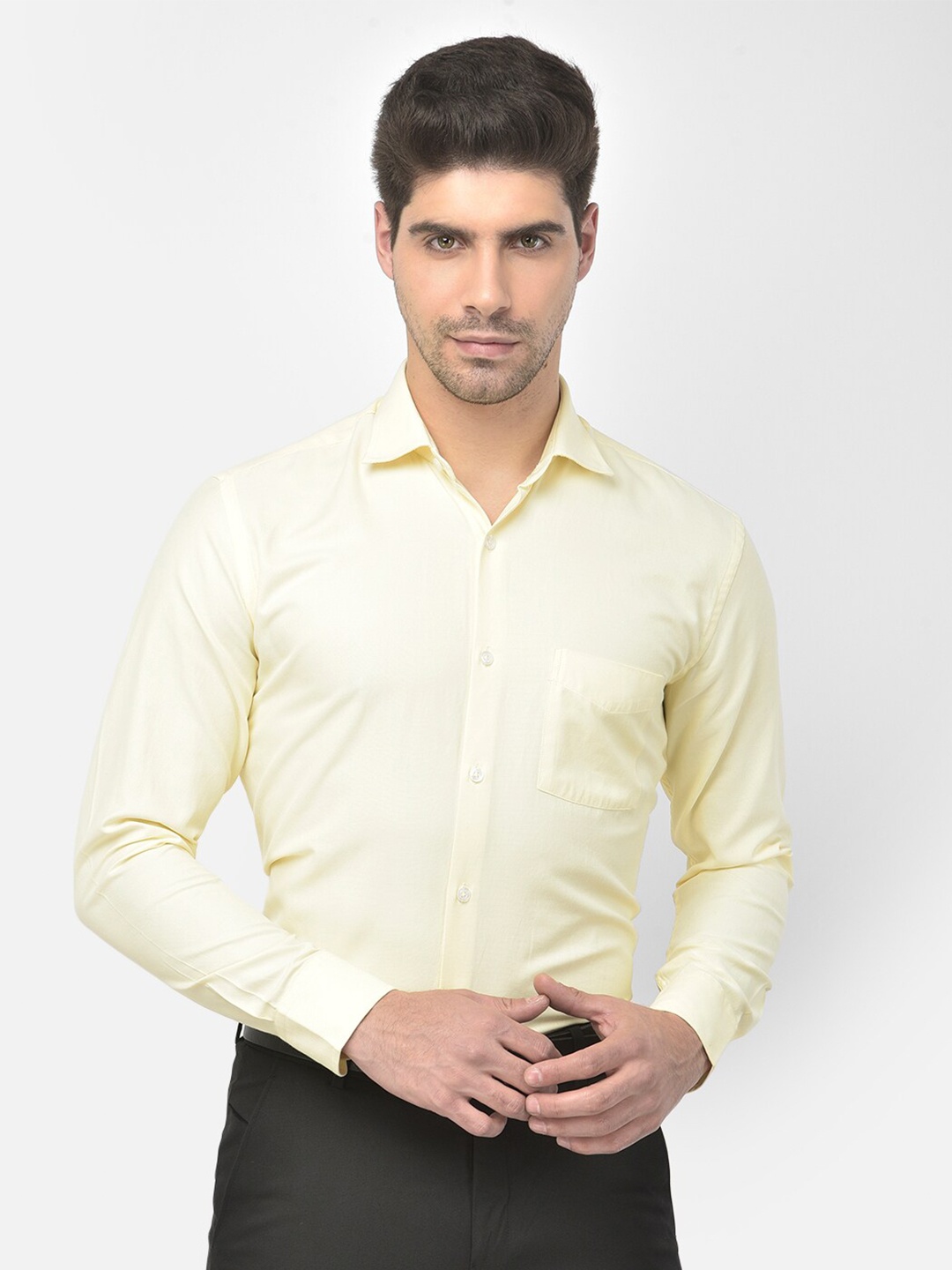 

Richlook Men Yellow Formal Shirt