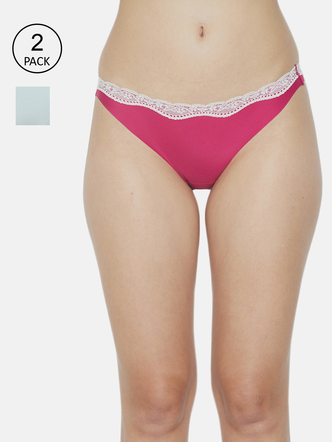 

Triumph Stretty 124 Tanga Independent Everyday Lace Brief - Pack of 2, Multi