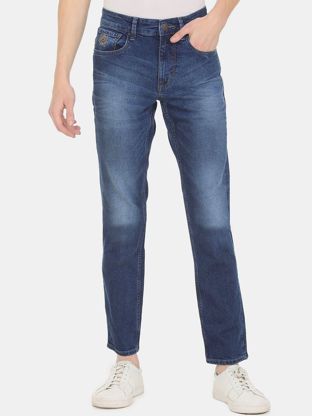

U S Polo Assn Denim Co Men Blue Skinny Fit Light Fade Stretchable Jeans