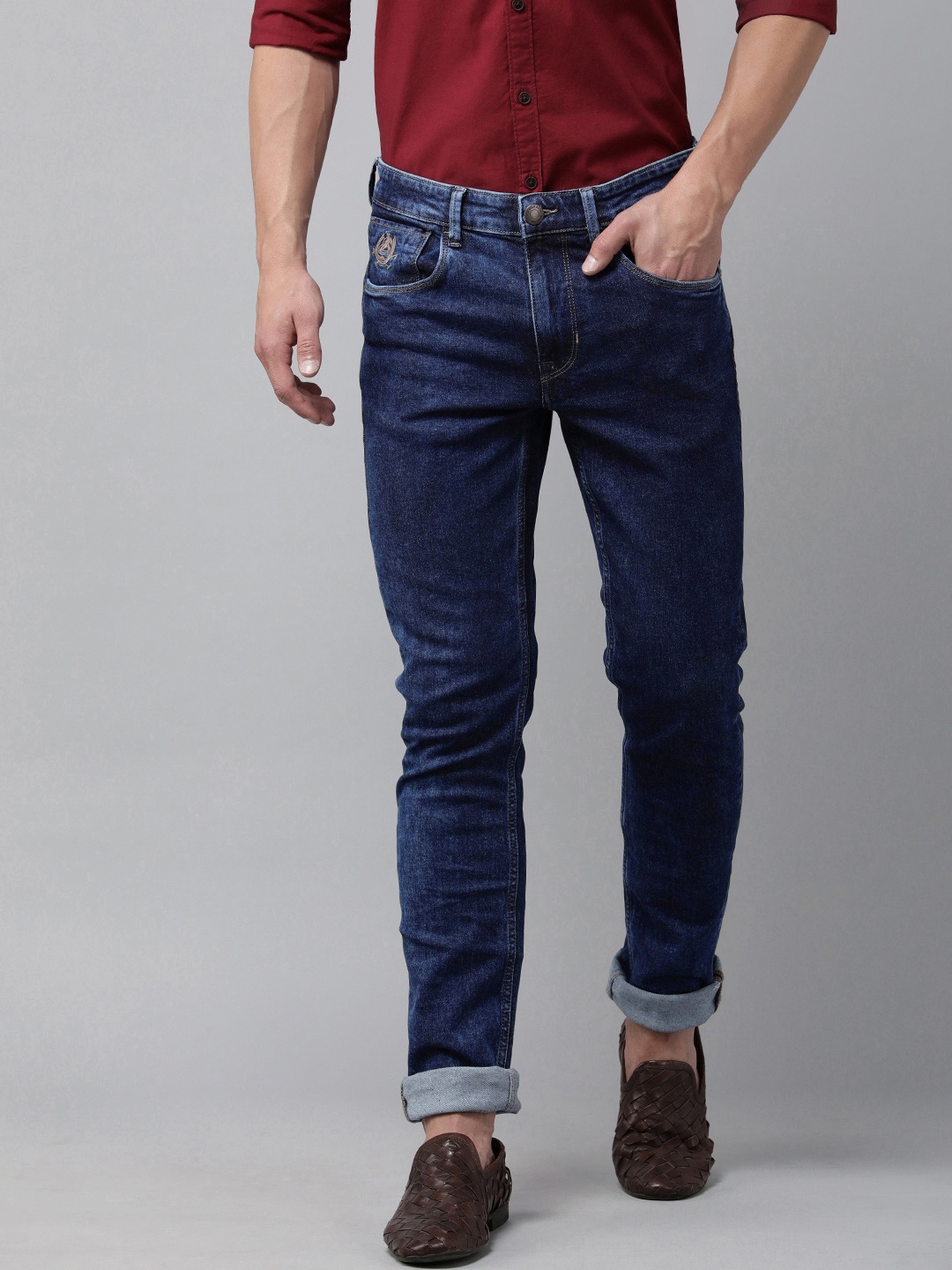 

U S Polo Assn Denim Co Men Blue Regallo Skinny Fit Light Fade Stretchable Jeans