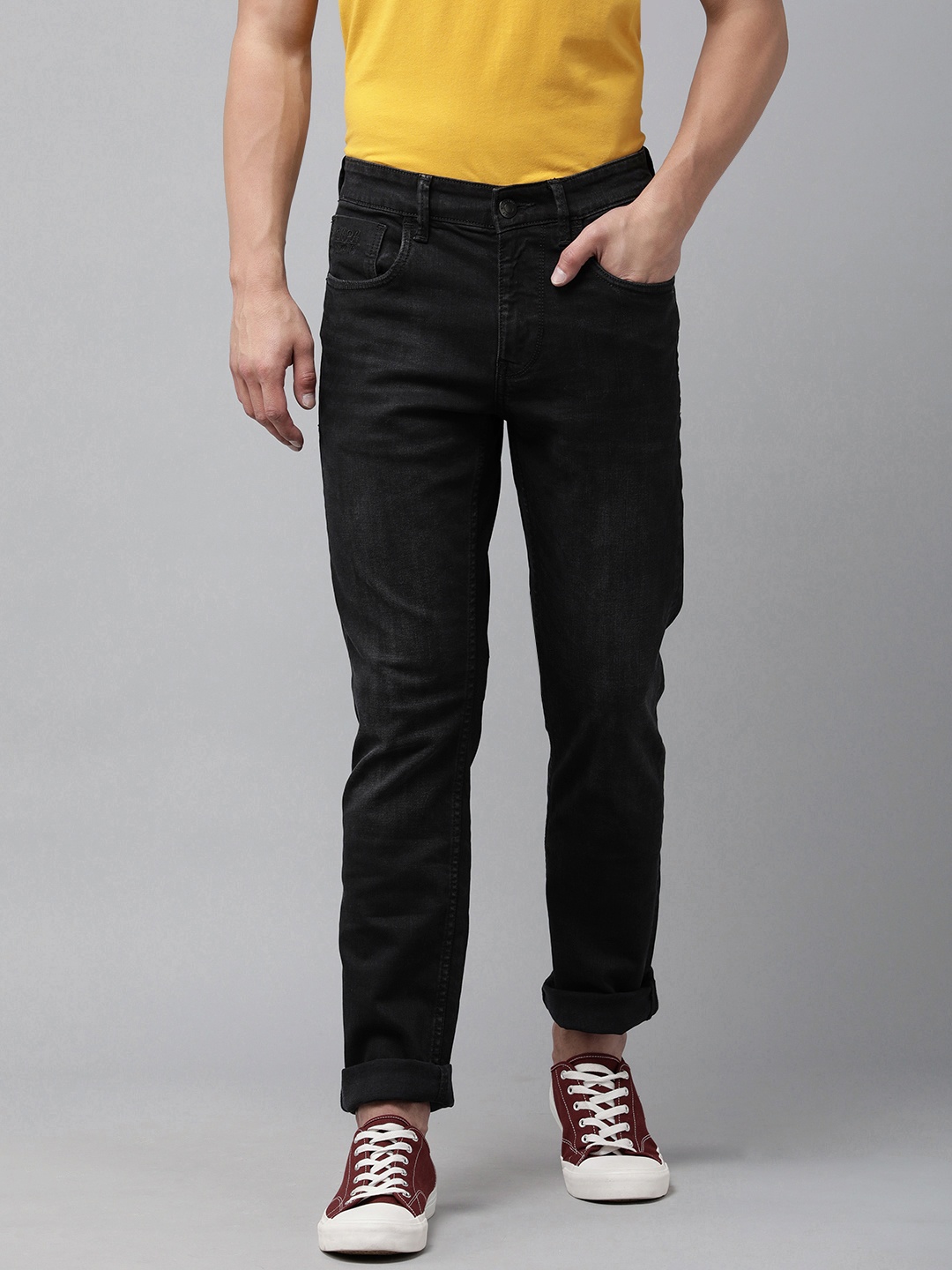 

U S Polo Assn Denim Co Men Black Regallo Skinny Fit Stretchable Jeans