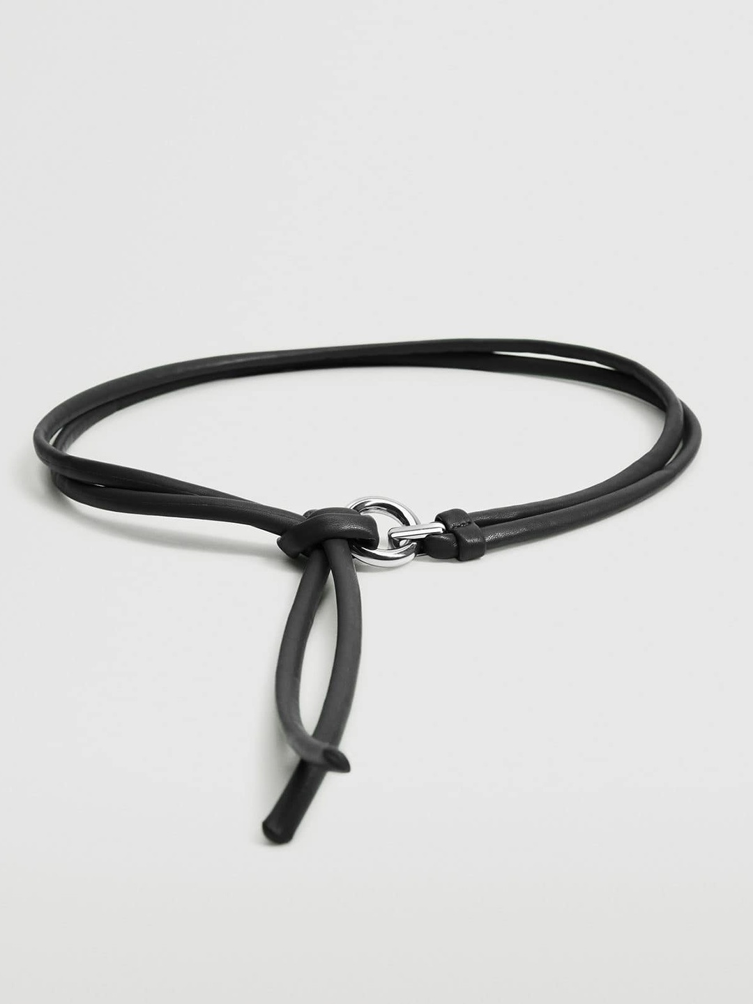 

MANGO Women Black Solid Belt