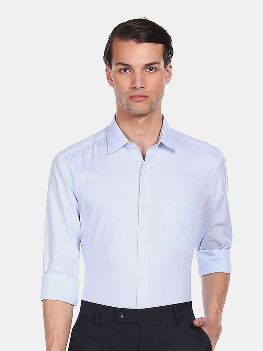 

Arrow Men Blue Casual Shirt