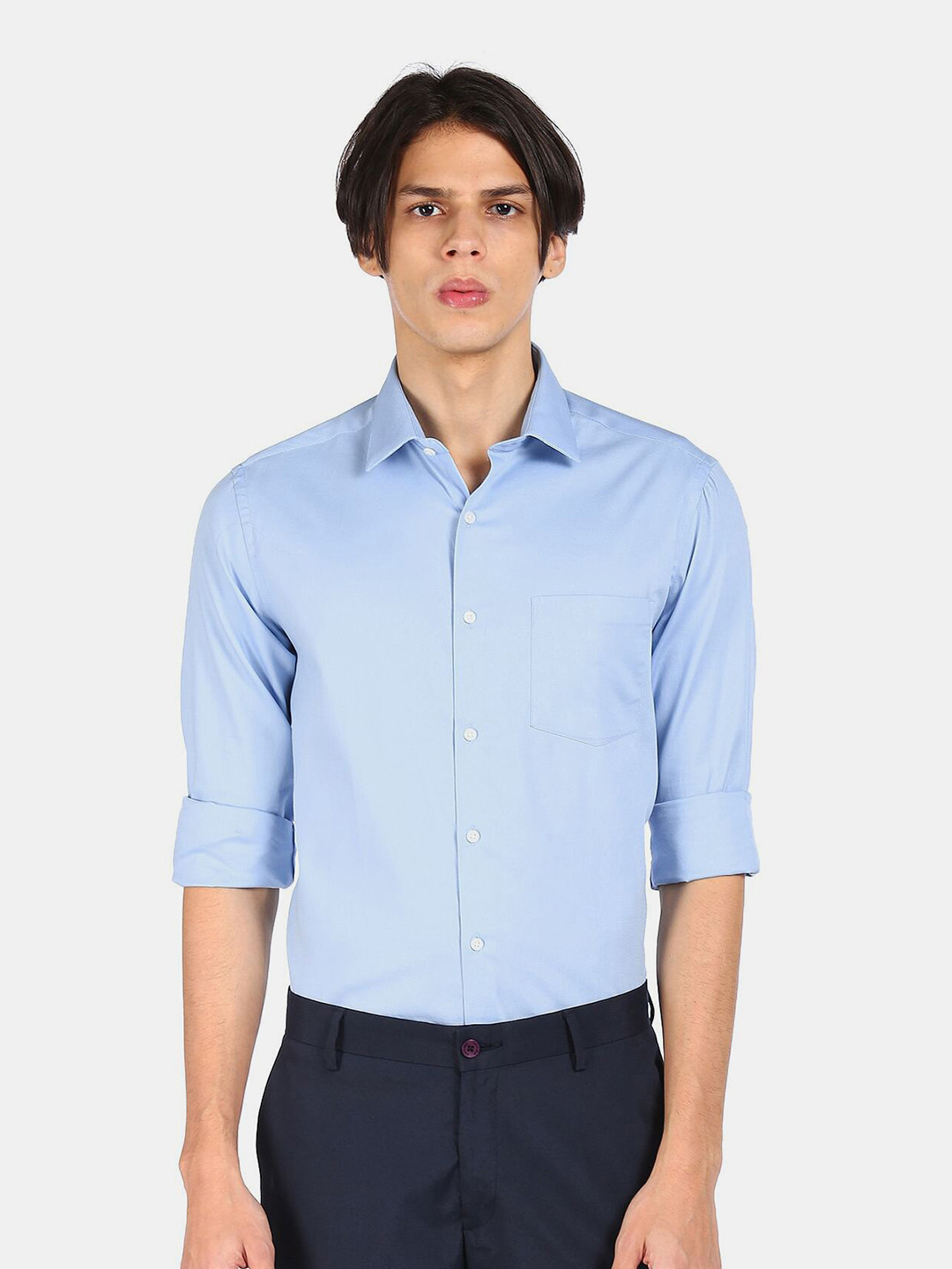 

Arrow Men Blue Casual Shirt