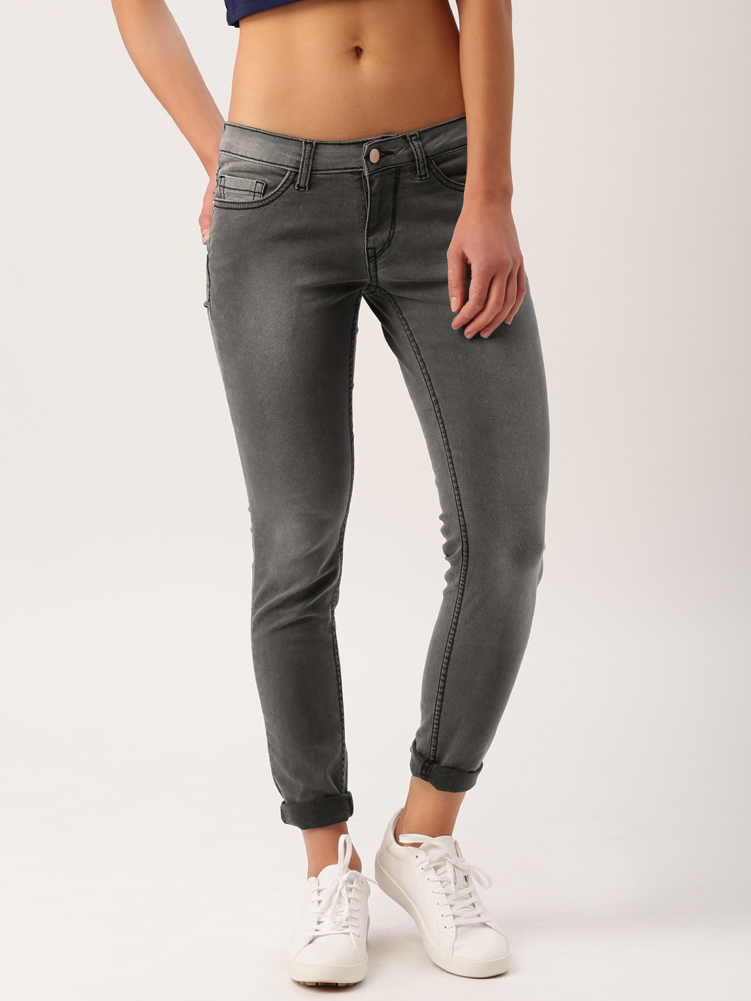 

DressBerry Grey Stretchable Jeans
