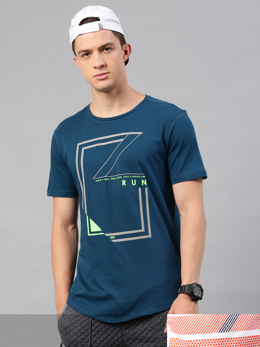 

HRX by Hrithik Roshan Men Pack Of 2 Printed Tshirts, White