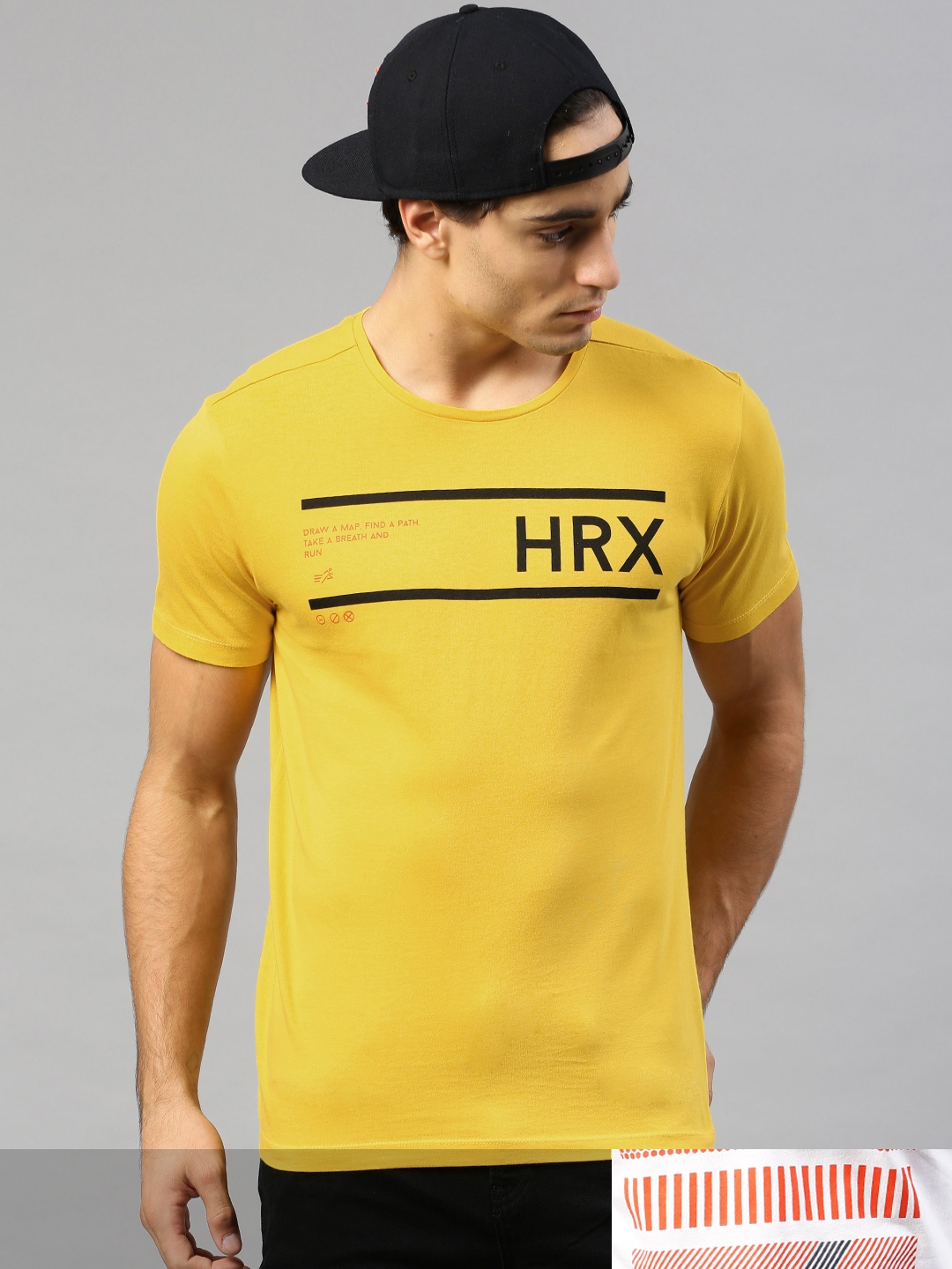 

HRX by Hrithik Roshan Men Pack Of 2 Printed Tshirts, White