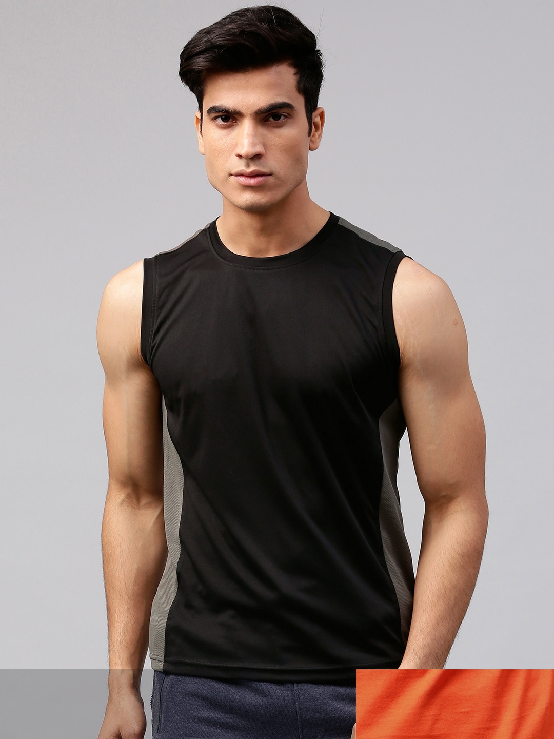 

HRX by Hrithik Roshan Men Pack of 2 T-shirts, Black
