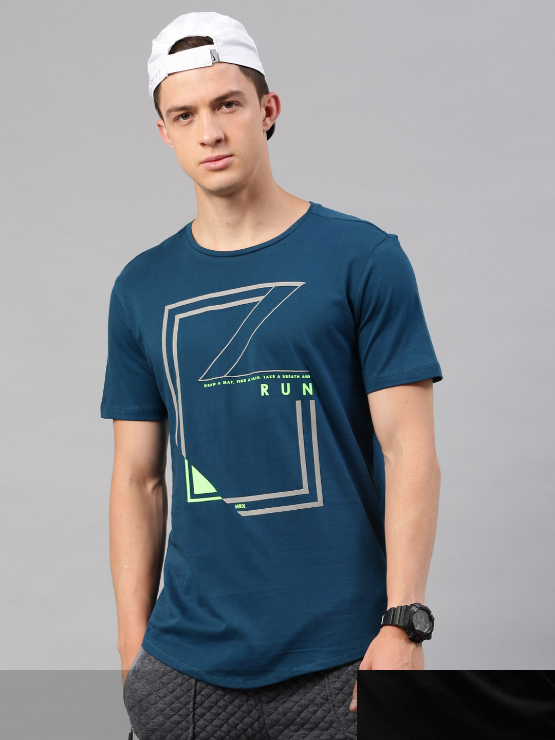 

HRX by Hrithik Roshan Men Pack of 2 T-shirt, Black