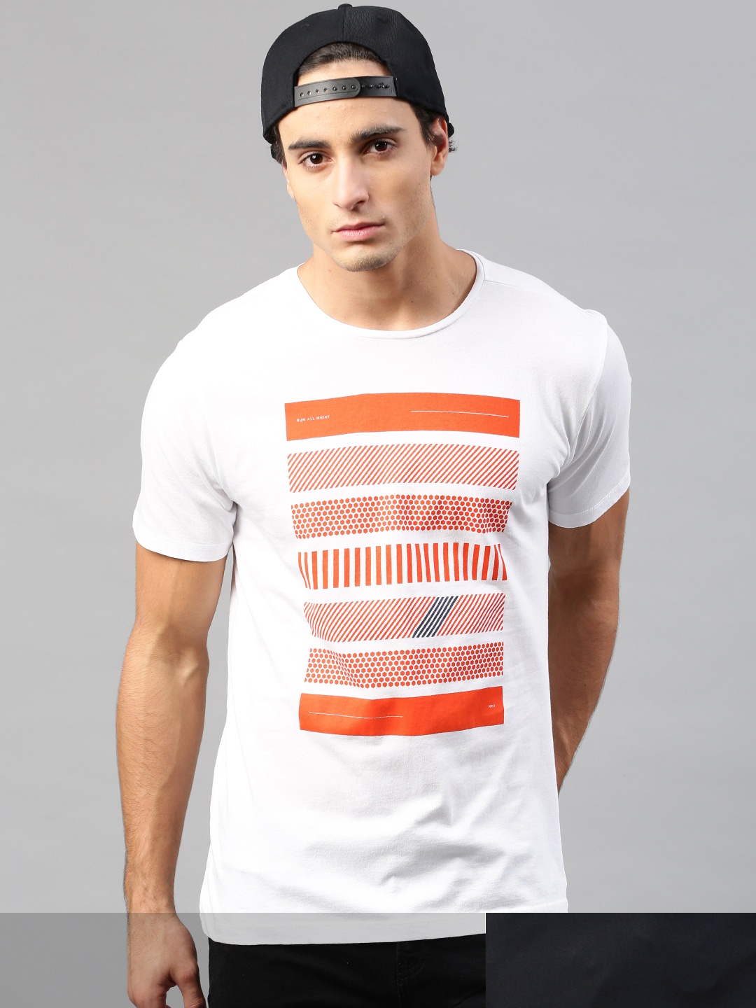 

HRX by Hrithik Roshan Men Pack of 2 Printed T-shirt, White