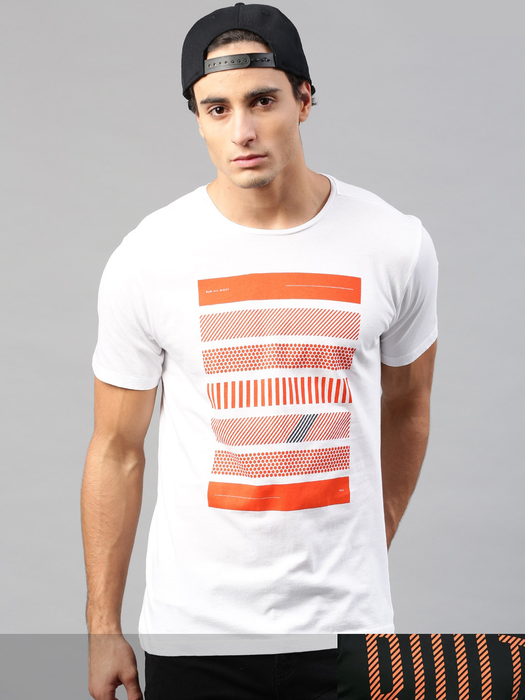 

HRX by Hrithik Roshan Men Pack Of 2 Printed Tshirts, White