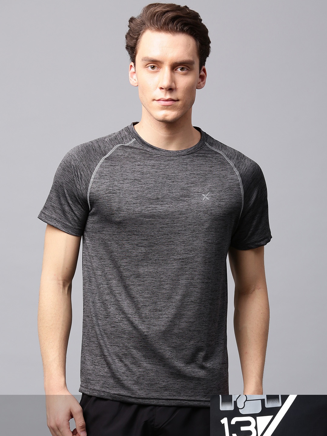 

HRX by Hrithik Roshan Men Pack Of 2 T-shirts, Black