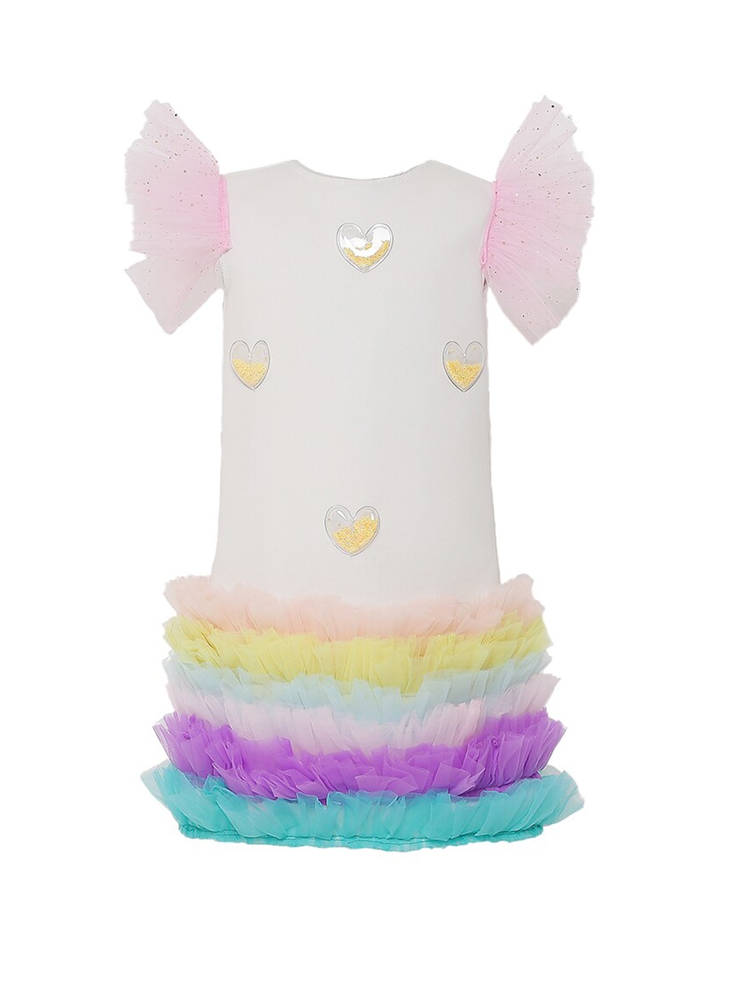 

TINY MINY ME Multicoloured A-Line Dress, Multi