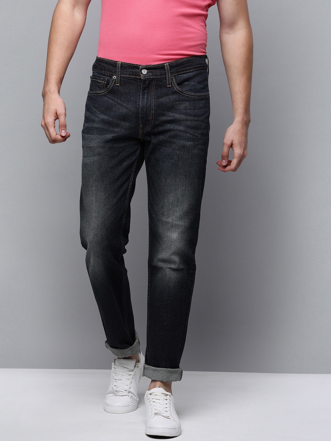 

Levis Men Blue 511 Slim Fit Light Fade Mid Rise Strectchable Jeans