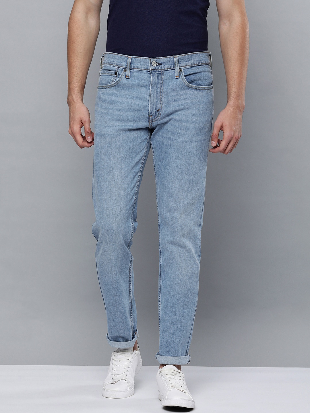 

Levis Men Blue 511 Slim Fit Mid Rise Light Fade Stretchable Jeans
