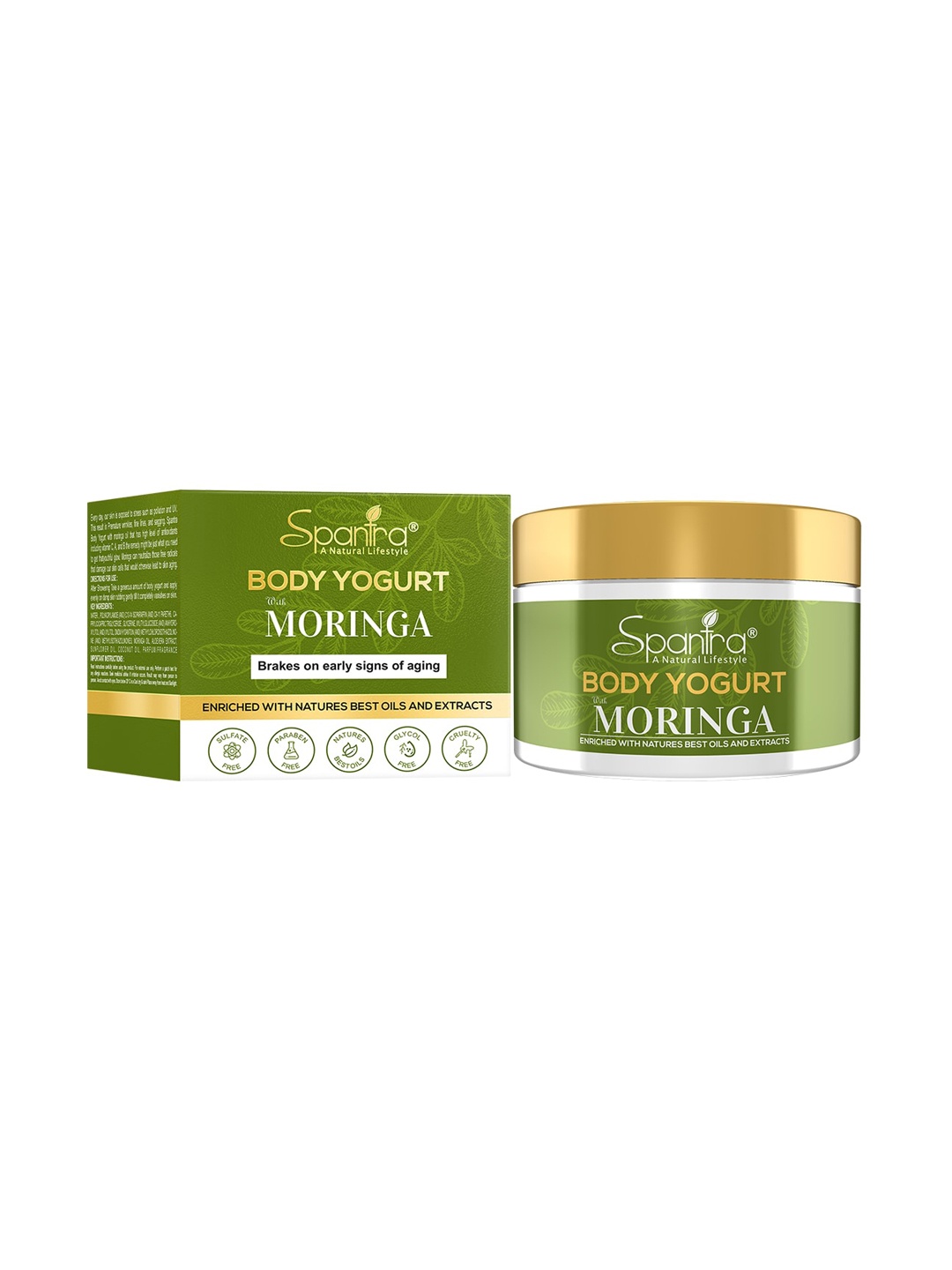 

Spantra Unisex Moringa Body Yogurt 250gm, Orange