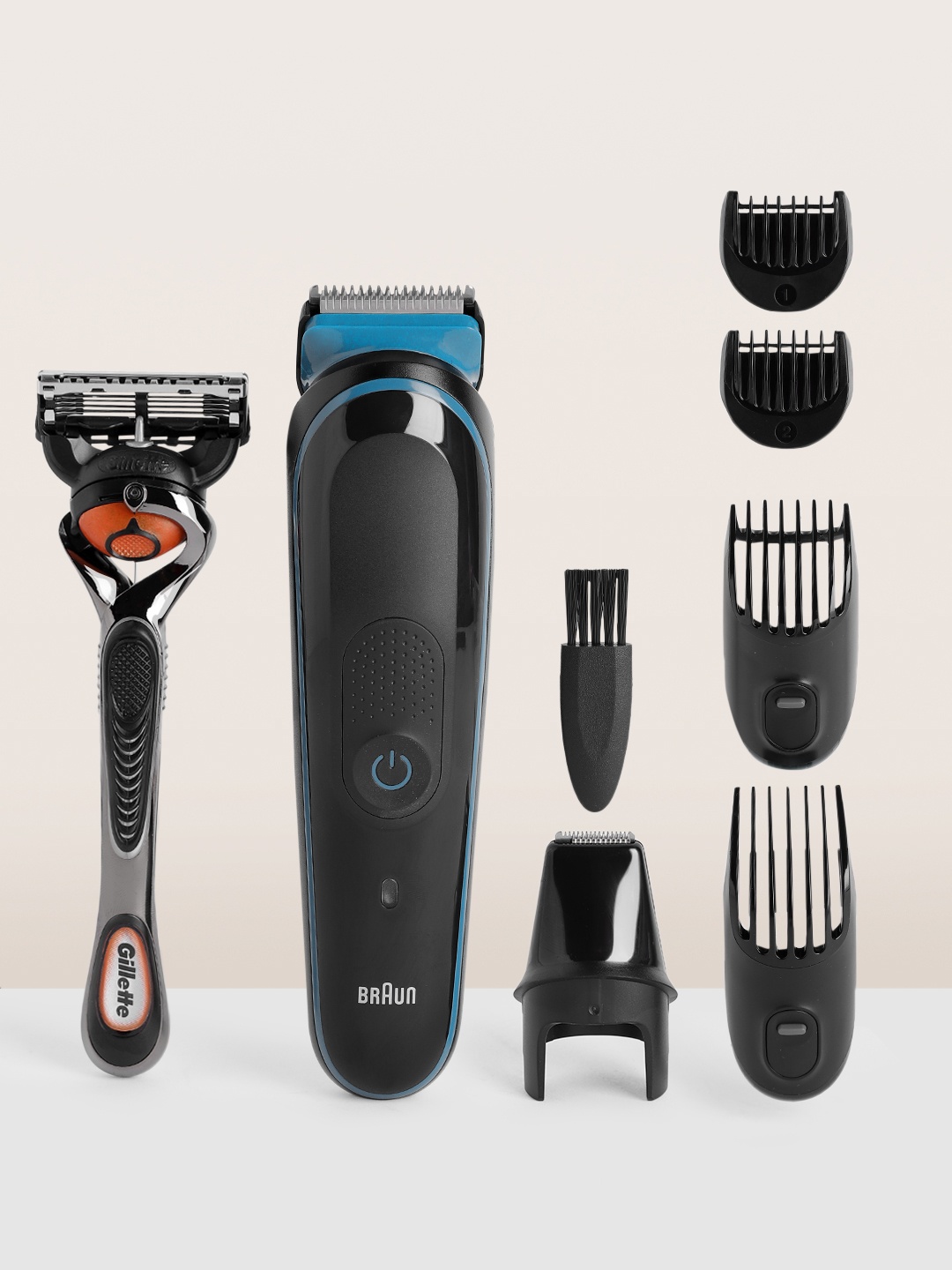 

Braun Men Face & Head 7 In 1 Trimming Kit MGK3045, Black