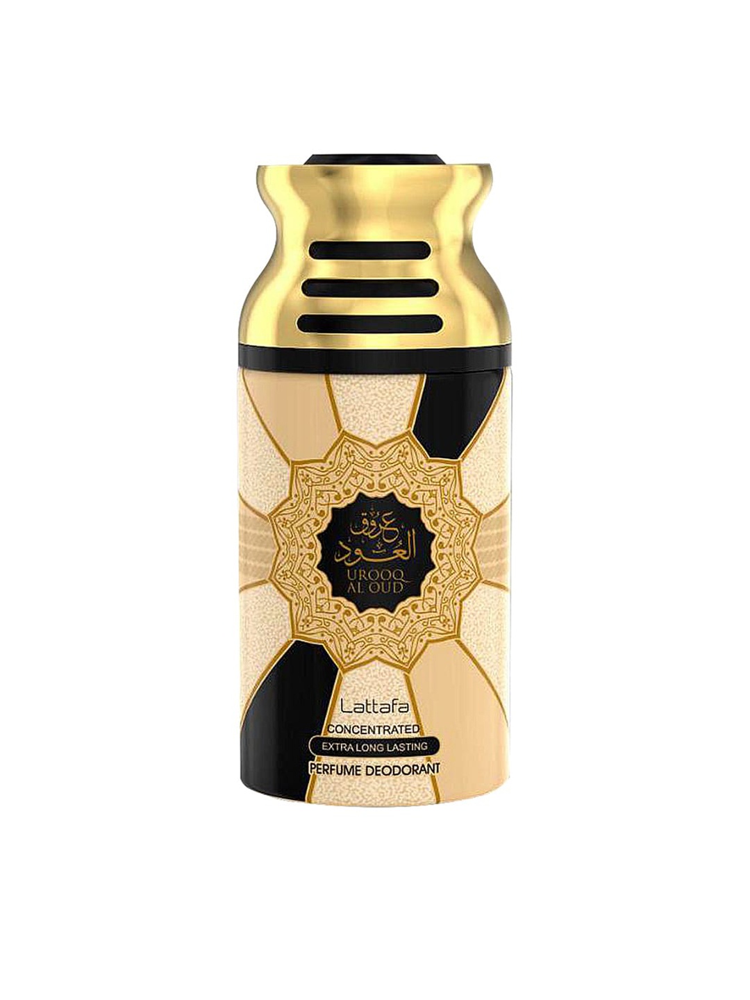 

Lattafa Urooq Al Oud Perfumed Deodorant, Gold
