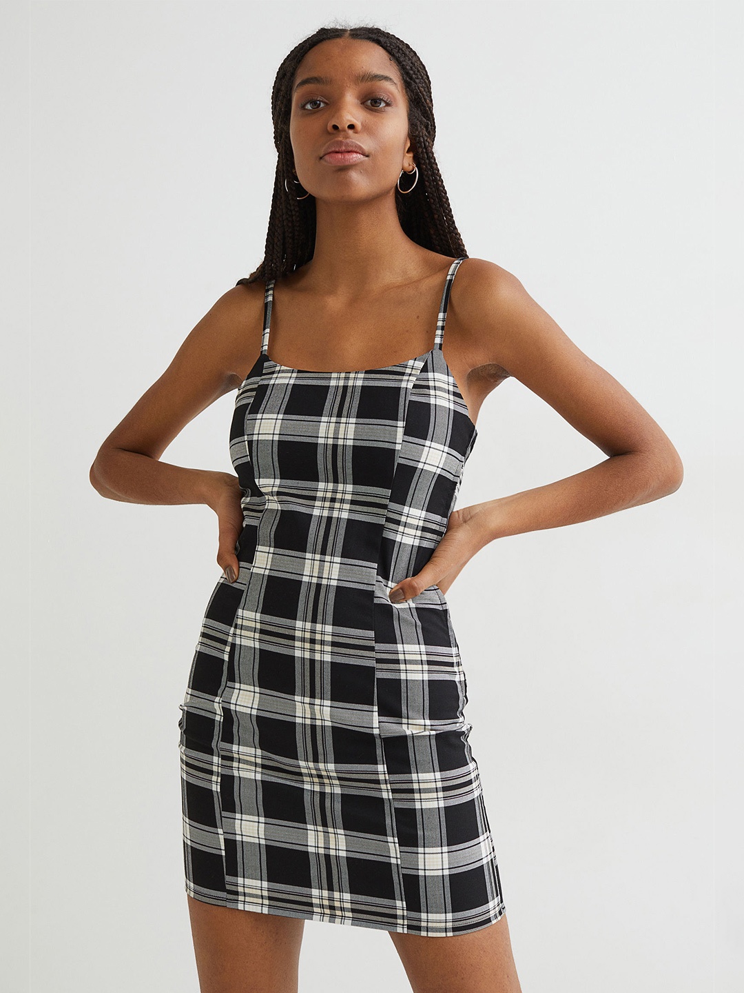 

H&M Women Fitted Dress, Multi