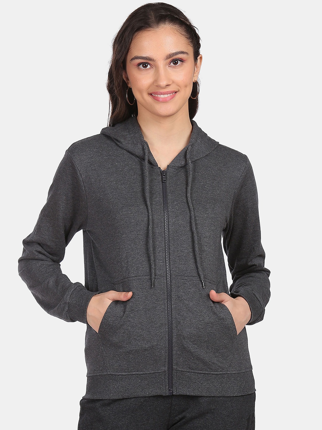 

Sugr Women Grey Sweatshirt